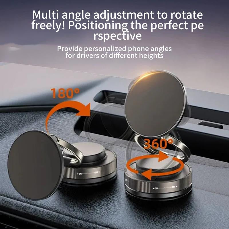 Universal 360° Magnetic Phone Mount with Strong Suction for Car, Mirror & Home Use